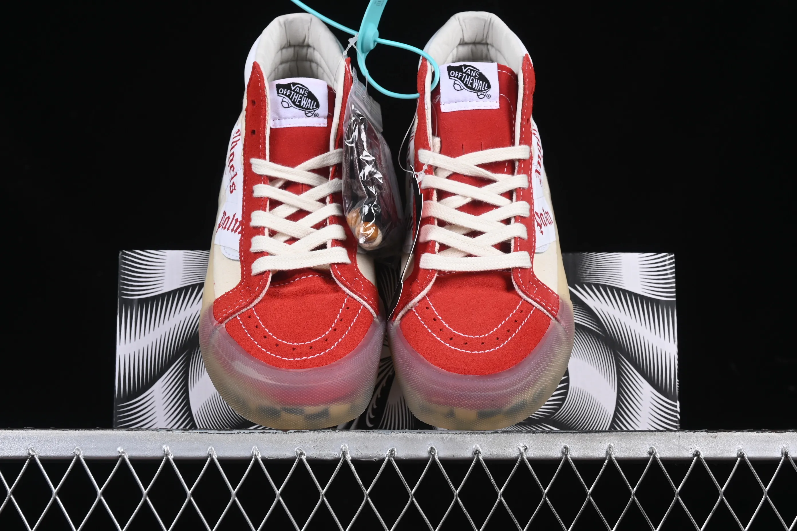 All categories Vans Vans series Vans Mid Vans China Palm Angels x Vans Sk8-Mid joint mid-top casual sneakers VN000CRPGRN